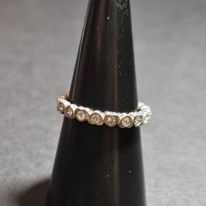 Coach sterling silver heart ring size 6